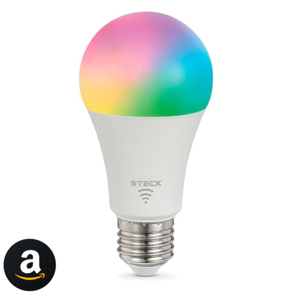 Steck, Lâmpada Inteligente 12W, RGBW Wi-Fi, Bivolt