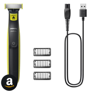 Aparador e raspador OneBlade com 3 pentes, à prova d’água, Bivolt - QP2724/10 Philips