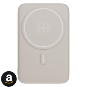 Geonav Power Bank, Carregador Portátil Universal por Indução 10.000mAh, Carregamento rápido*, Suporte Dobrável, Compatível com MagSafe® PB10MAGOW Off White
