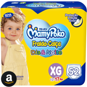 MamyPoko Fralda-Calça Dia&Noite Xg 52 Unidades