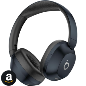 Basike Fone de Ouvido Bluetooth, ANC Cancelamento de Ruído Ativo Headphone Bluetooth 5.4 Headset com Microfone, Certificação Hi-Res Audio, 30 horas reprodução, LE15 (Azul)