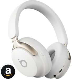 Fone de Ouvido Bluetooth 5.4, Headphone Bluetooth com Microfone, Cancelamento de Ruido ANC e ENC, Certificação Hi-Pure Audio, 40h de Reprodução, Ideal para Música, Jogos e Trabalho (Branco)