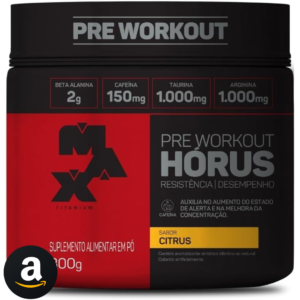 Max Titanium Hórus Pre Workout - 300G Citrus -