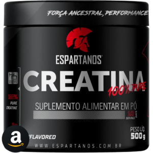 Creatina Monohidratada 100% Pura 500g - Espartanos