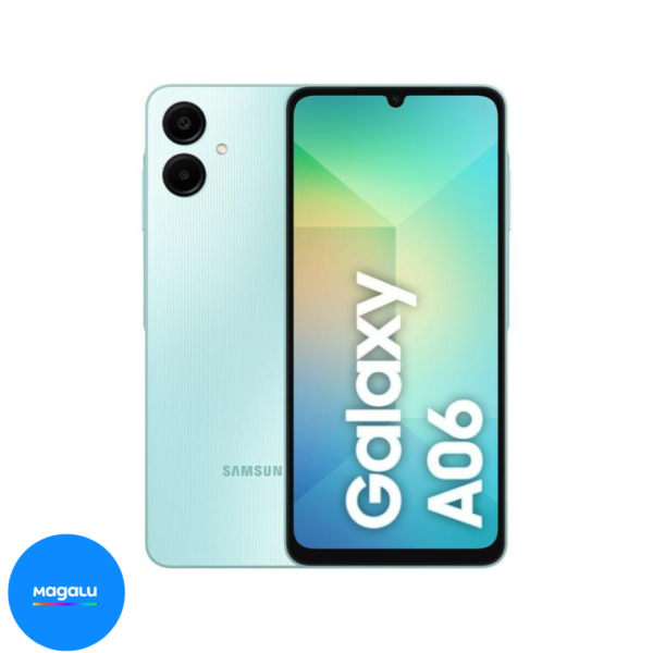 Smartphone Samsung Galaxy A06 128GB 4GB RAM Verde Claro 6,7" Câm. Dupla + Selfie 8MP