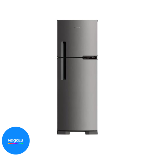 Geladeira Brastemp Frost Free Duplex 375L Inox com - Compartimento Extrafrio Fresh Zone BRM44HK