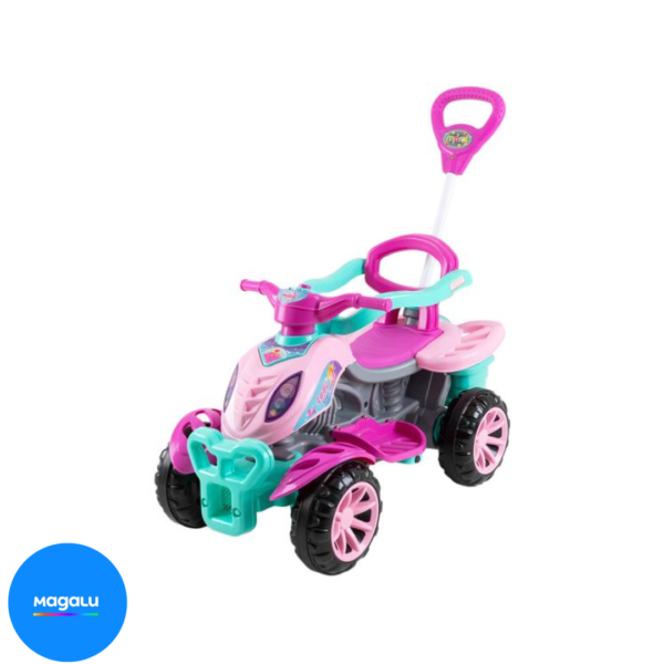 Quadriciclo Infantil a Pedal Lady Star - com Empurrador Maral
