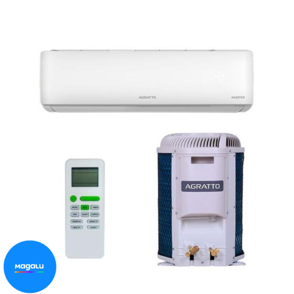 Ar Condicionado Split Hw Inverter Liv Top Agratto 12000 Btus Frio 220V Monofásico LCST12F- 02I