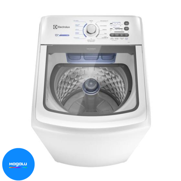 Máquina de Lavar Electrolux 13kg Branca Essential Care com Cesto Inox e Jet&Clean (LED13)