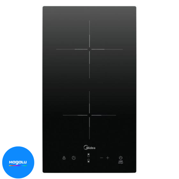 Cooktop 2 Bocas Elétrico Vitrocerâmico Midea