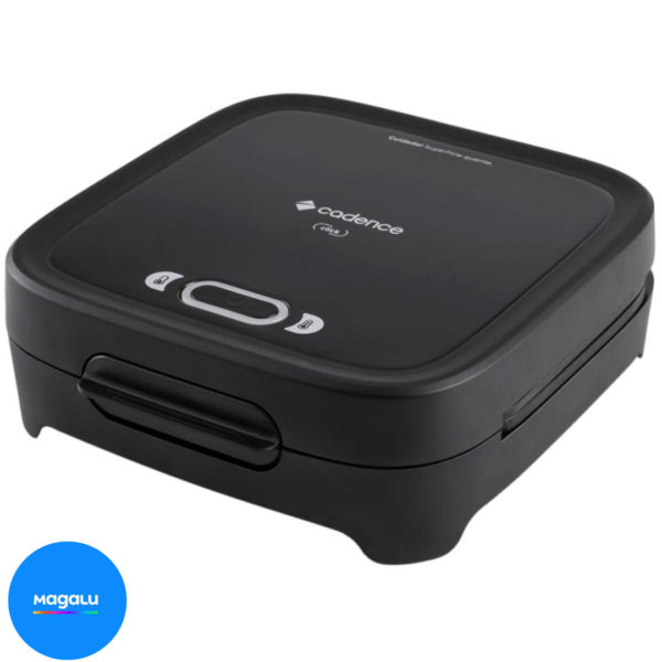 Sanduicheira Grill Cadence Preta 750W Antiaderente Click