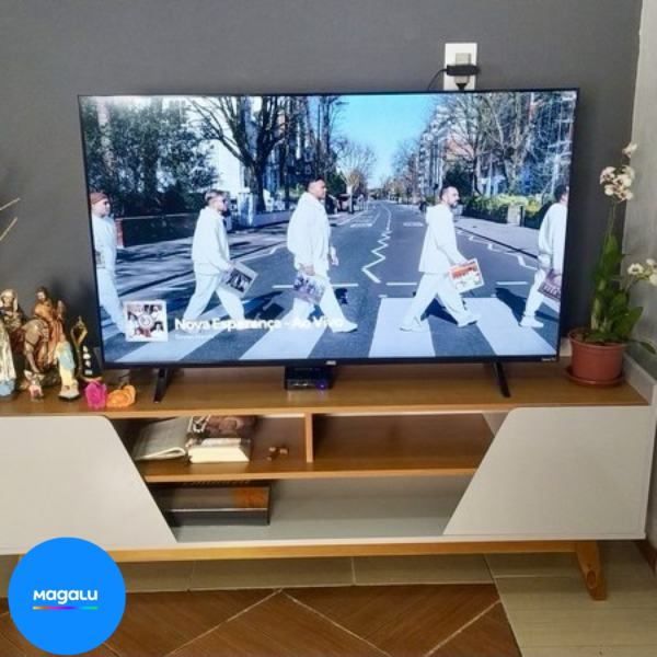 Smart TV 50" AOC 4K DLED 50U7045/78G Roku TV Quad Core 3 HDMI