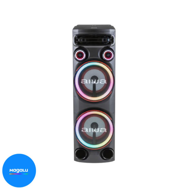 Caixa de Som Torre Aiwa AWS-T2W-02 Bluetooth 2300W RMS Amplificada