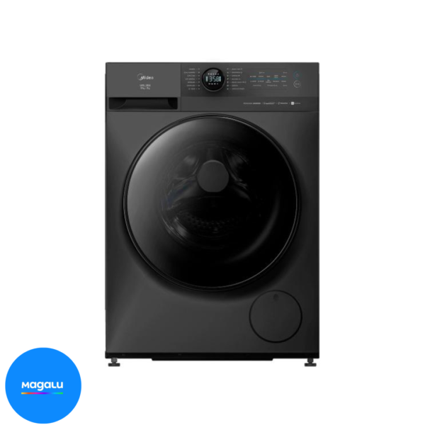 Lava e Seca Midea Slim 11kg HealthGuard Smart Inverter Água Fria e Quente Titanium MF201D110WBGK01