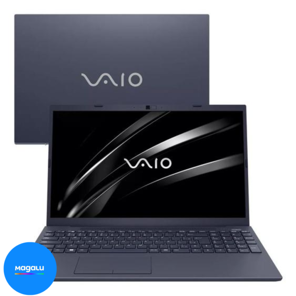 Notebook Vaio Fe15 Amd Ryzen 5-5500u Linux 8GB 256gb 15,6” Cinza