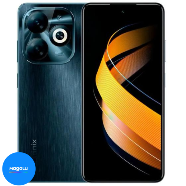 Smartphone Infinix Smart 8 Pro 6.6 HD 90Hz 256GB 4GB RAM Câmera Dupla 50MP Dual Chip Preto