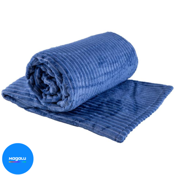 Cobertor Casal Jolitex Poliéster Dyuri Azul