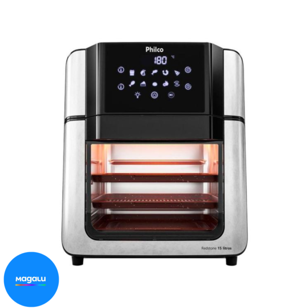 Air Fryer Philco Redstone PAF15A Preta com Timer 15L