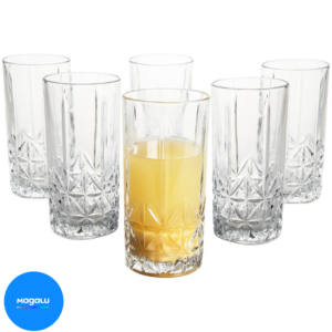 Jogo de Copos de Vidro 350ml 6 Peças Haus Concept - Pavillion