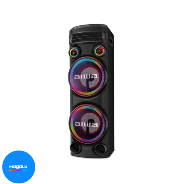 Caixa de Som Torre Aiwa AWS-T2W-02 Bluetooth 2300W RMS Amplificada