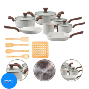 Jogo De Panelas Indução Style Cook 12 Peças Marmól Mimo