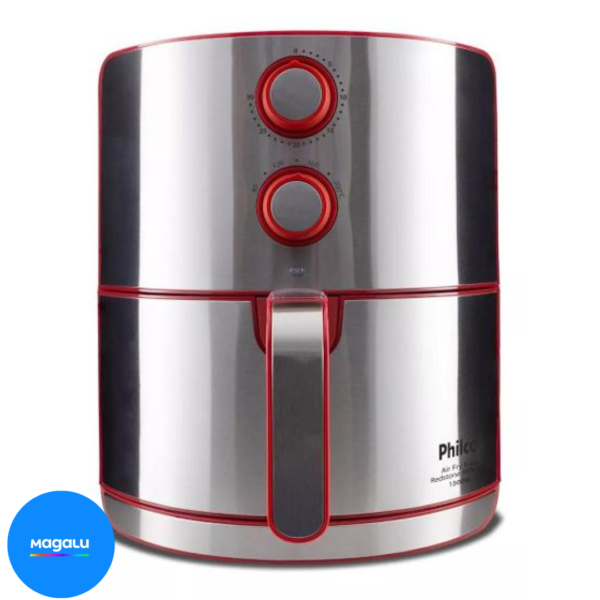 Fritadeira Air Fry Philco Inox Redstone 1500w 4,6l 127v Cor Prata 110v