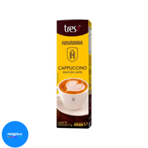 Cápsula Cappuccino Doce de Leite Havanna TRES - 3 Corações 10 Unidades