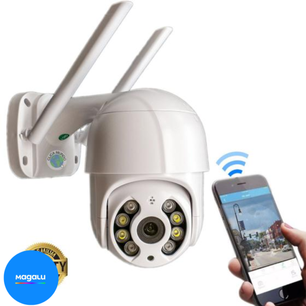 Câmera Externa Ip Prova D'água Infravermelho Externa Wifi Hd - Orbitronic