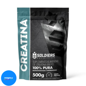 Creatina Monohidratada 500g - 100% Pura Importada - Soldiers Nutrition