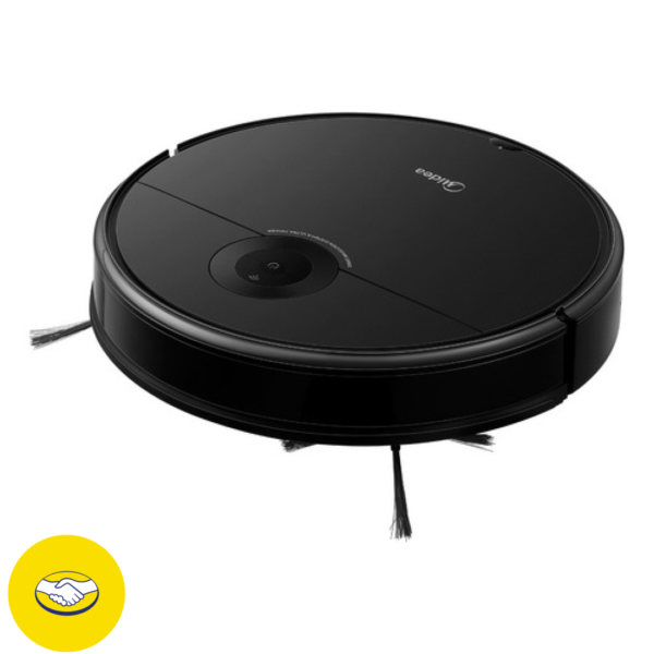 Aspirador Robô Connectgyro I5c Passa Pano Preto Midea