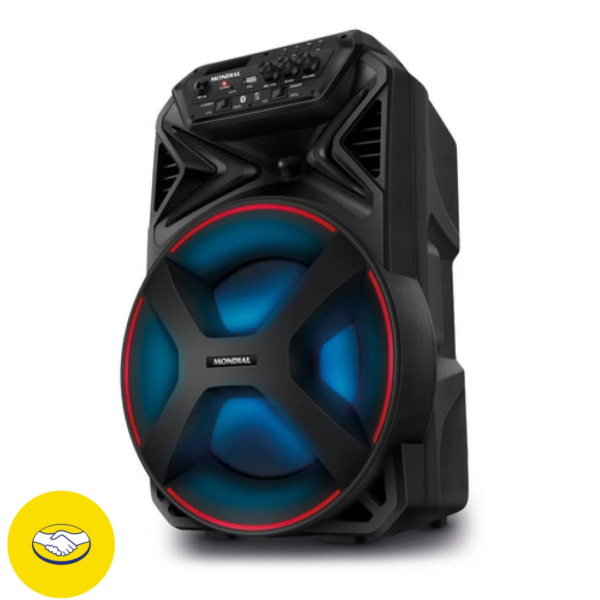 Caixa De Som Amplificada Bluetooth 250w Cm250 Cor Preto Mondial