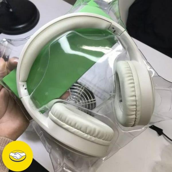 Fone De Ouvido Headphone Dapon H02d Bluetooth 5.1 Microfone Cor Bege