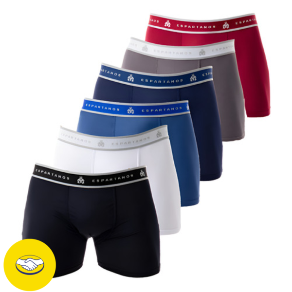 Kit Com 10 Cuecas Boxer Masculina Microfibra Original