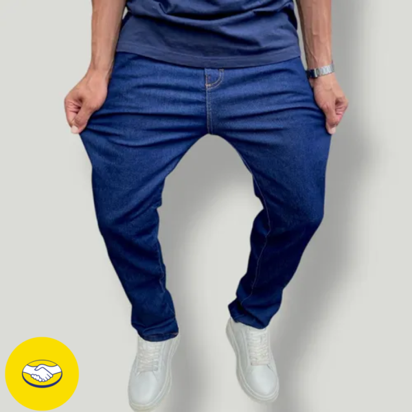 Calça Jeans Ideal Trabalho Pesado Reforçada Elastano Lycra
