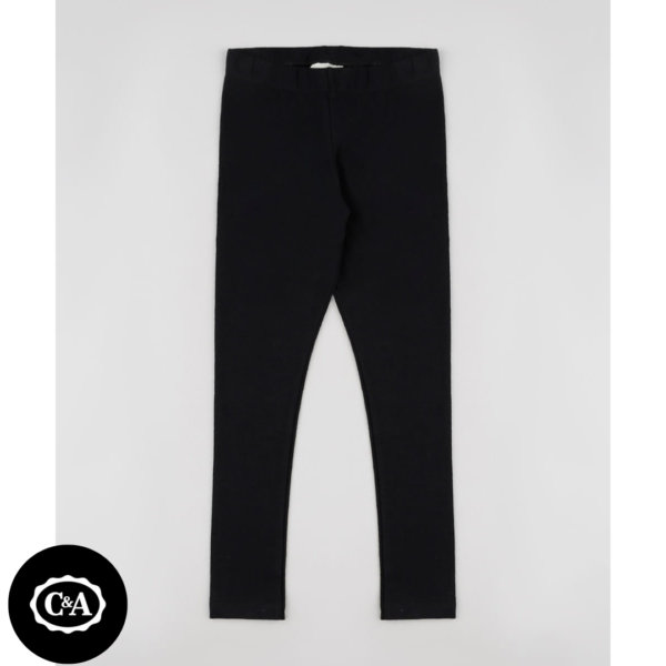 Calça Legging Infantil Básica Preta