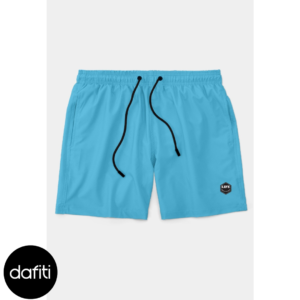 Short Life Bermuda Masculino Básico Praia Mauricinho Tactel Verão Azul
