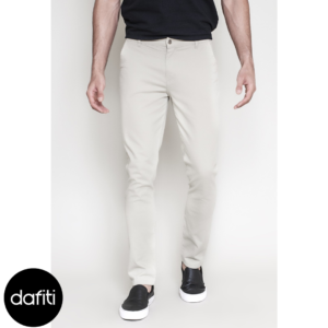 Calça Sport Fino Sarja Lemier Collection com Bolso-Faca Color Areia