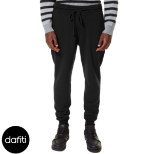 Calça John John Masculina Moletom Patch Preta