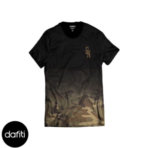 Camiseta Camuflada Marrom Street Wear Di Nuevo DN Degradê