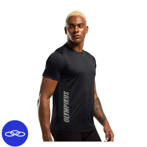 Camiseta Basic Logo Olympikus Masculina P Preto
