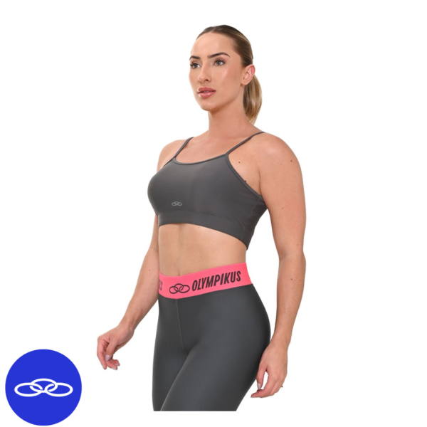 Top Basic Olympikus Feminino PP Cinza