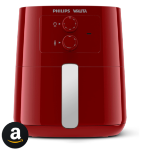 Fritadeira Airfryer Série 3000, Philips Walita, com 4.1L de capacidade, Vermelha, 1400W, 110v, RI9201/41