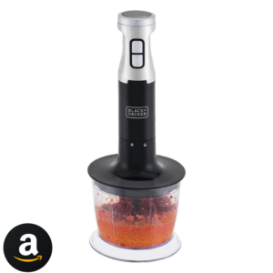 BLACK+DECKER Mixer Mini Processador Vertical 3 em 1, com Design em Inox, Modelo MK600, 110V