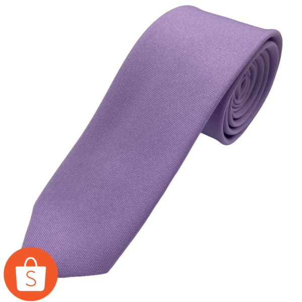 KIT COM 12 GRAVATAS LAVANDA TECIDO OXFORD SLIM,PADRINHOS,EVENTOS