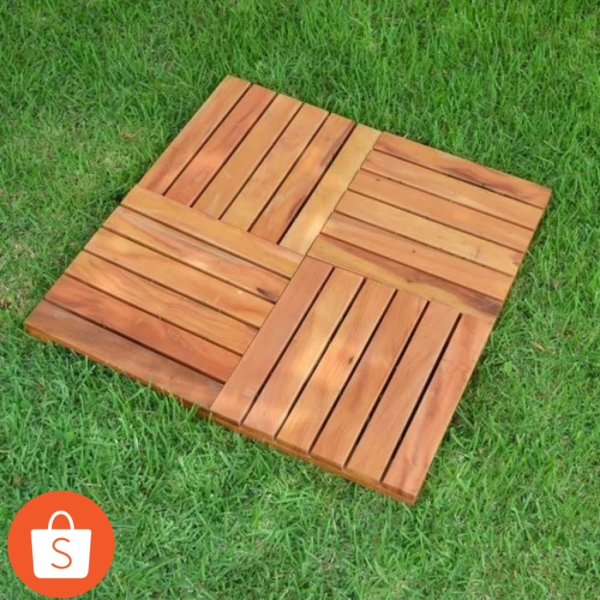 Deck Modular 30x30 Madeira Para Pisos