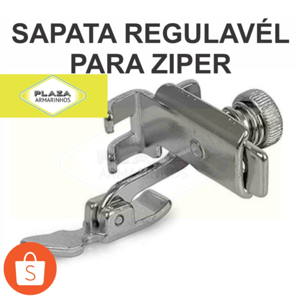 Calcador Zíper e Vivo Regulável maquina domestica