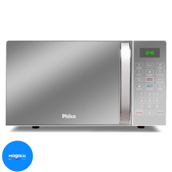 Microondas 20 Litros Philco PME25 1100w Limpa Fácil Espelhado