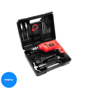 Furadeira de Impacto Mondial 650W 2 Velocidades - 3/8” com Maleta 11 Peças NFFI-07M