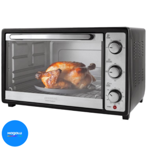 Forno Elétrico de Bancada Mondial Multifuncional 36L Preto e Prata 52L Grand Family II FRN-52-B