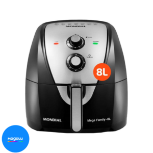 Air Fryer Mondial AFN-80-BI Preta e Inox 8L com Timer